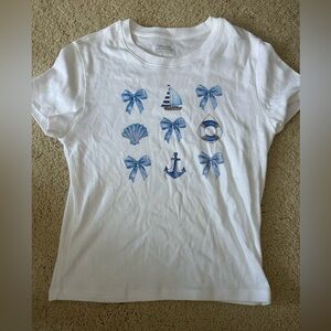 NEW White Nautical Women’s T-Shirt